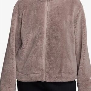 Nike Women's Teddy Jacket in Taupe